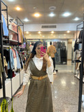 ست شومیز و سارافون زنانه کد ۰۲۰