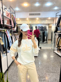 ست دورس و شلوار زنانه نخ پنبه فری سایز کد 042
