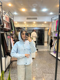 کت کلاهدار زنانه کتان فری سایز کد 023