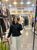 کت کلاهدار زنانه کتان فری سایز کد 023