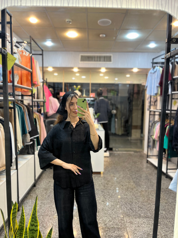 شومیز پری زنانه مدل بیسیک فری سایز کد 0108